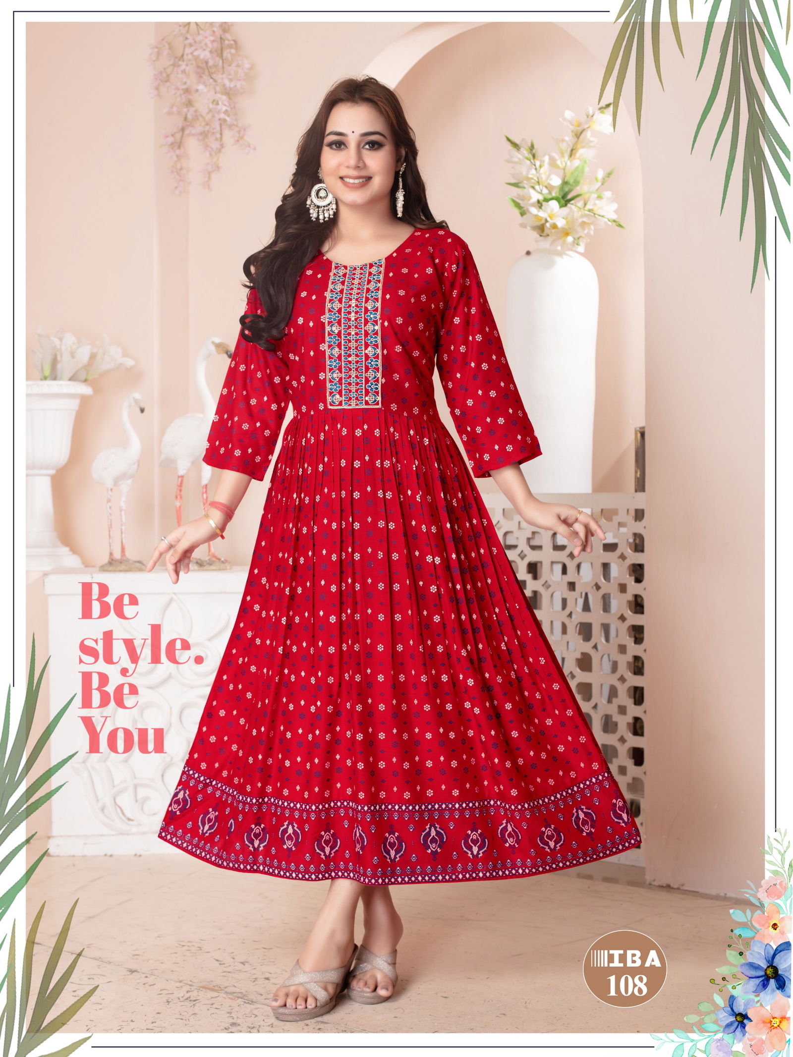 Iba Vol 1 By Fashion Talk Rayon Printed Designer Kurti Wholesale Shop In Surat
